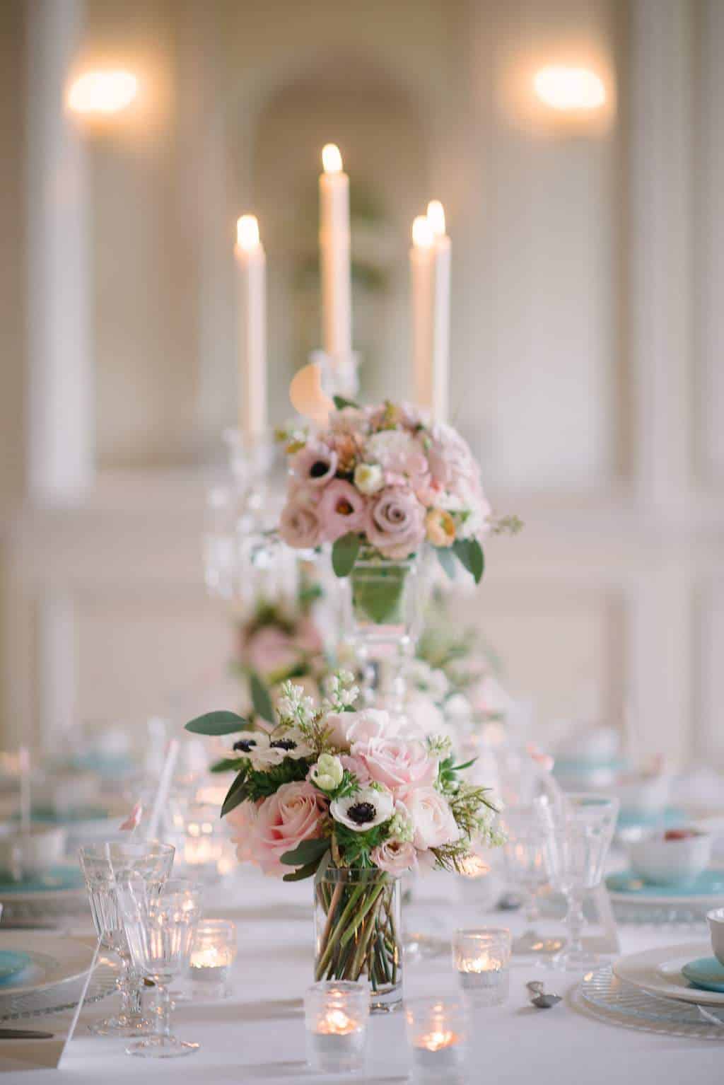 Une décoration de mariage romantique et chic avec une pointe d’élégance